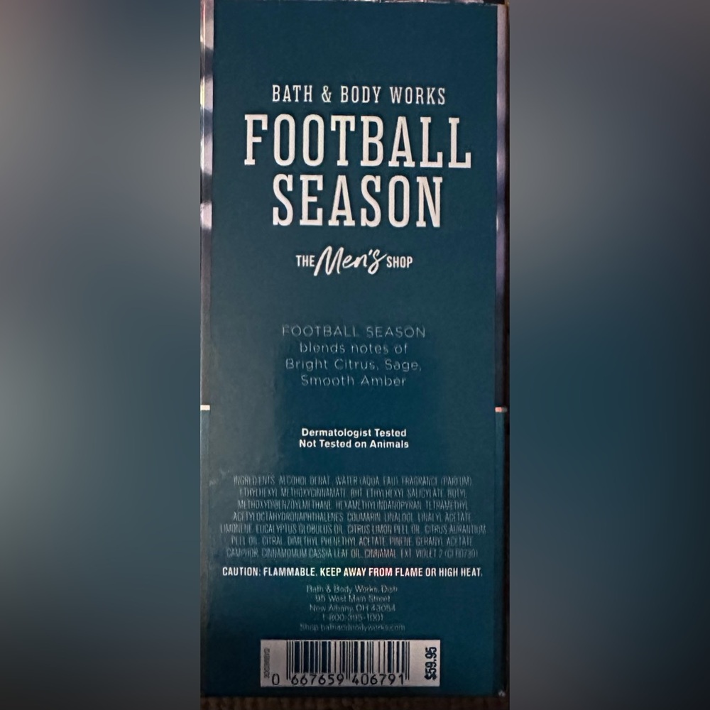Football Season Body Cream, Shower Gel and Cologne Set. - Picture 5 of 9